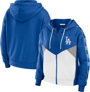 Los Angeles Dodgers WEAR by Erin Andrews Women's Cropped Pullover  Sweatshirt - Black