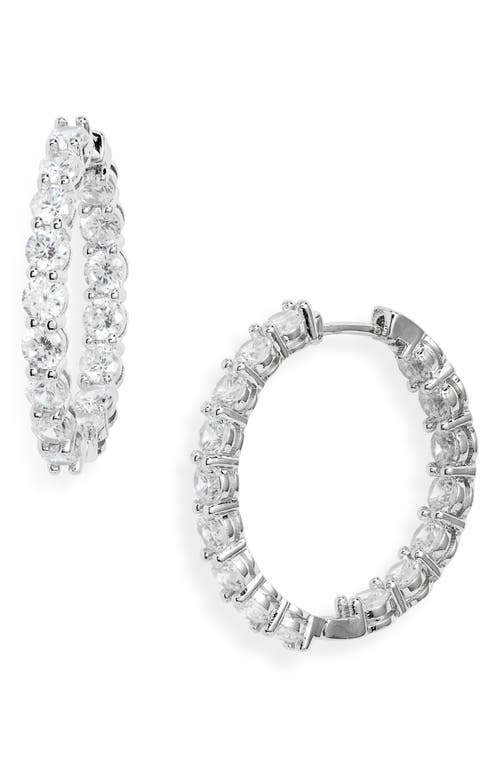 BEN ONI Tori Hoop Earrings in Silver