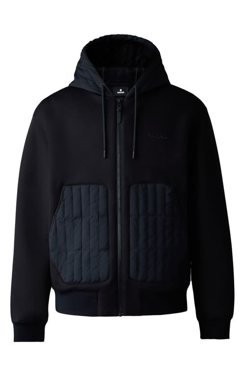 Mackage Men's Cruz Light Down Jersey Hoodie In Black