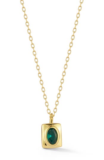 Sphera Milano Cubic Zirconia Pendant Necklace In Gold