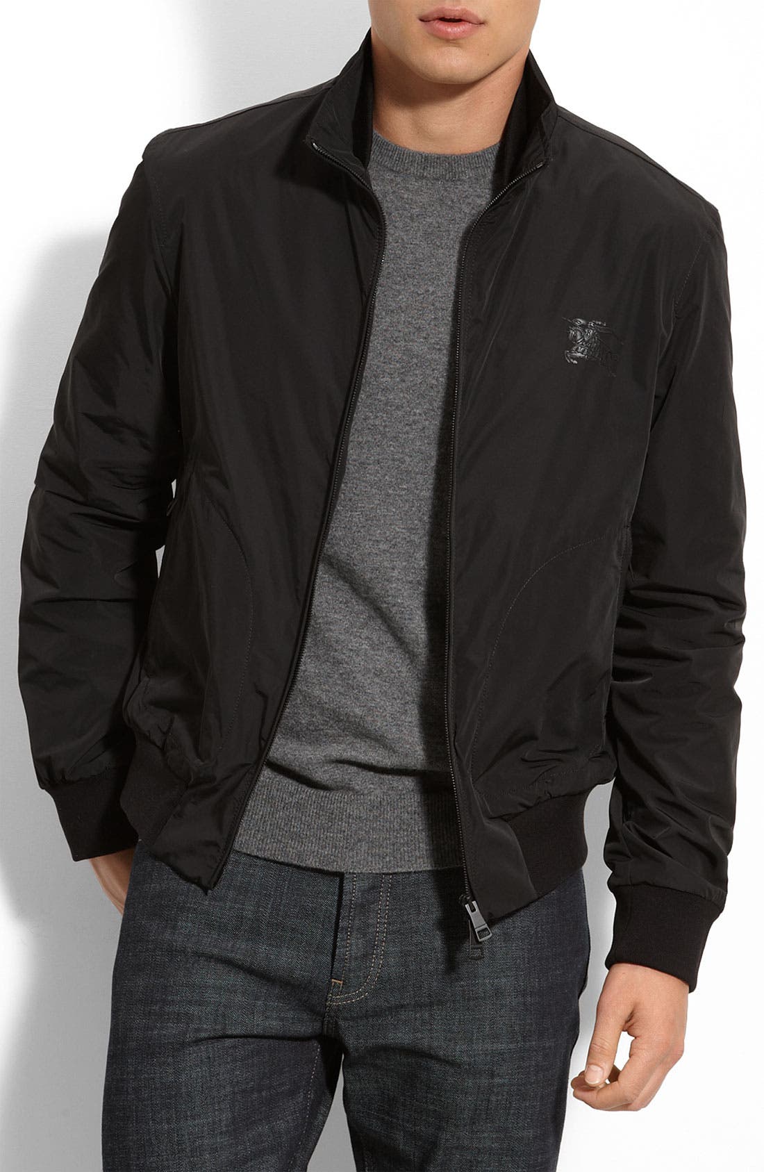 Burberry Brit Packable Bomber Trim Fit Jacket Nordstrom