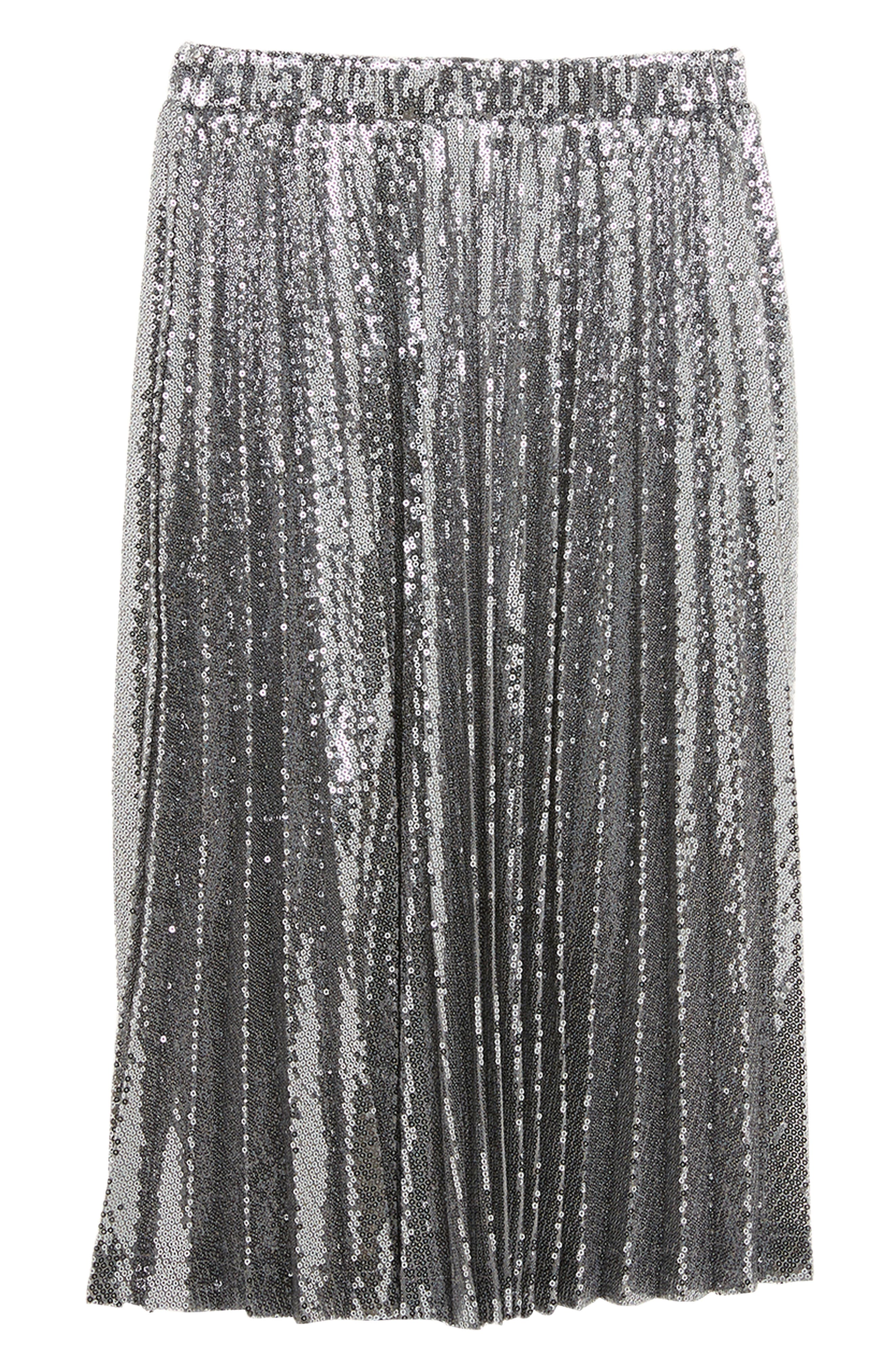 Bardot Junior Sequin Pleated Skirt (Big Girls) Nordstrom