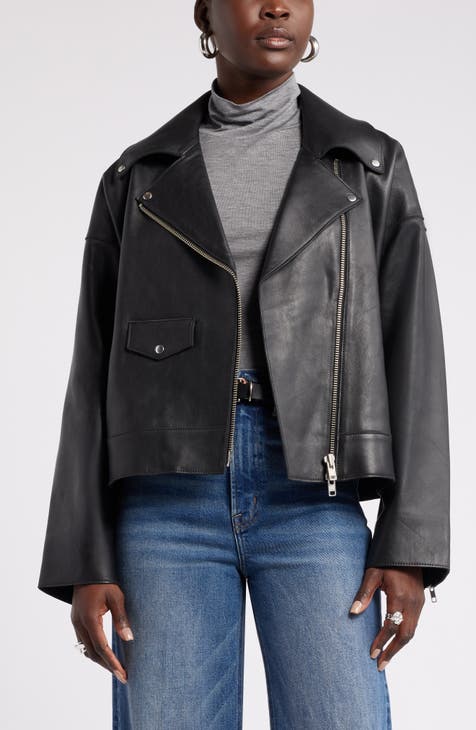 Women s Leather Faux Leather Jackets Nordstrom