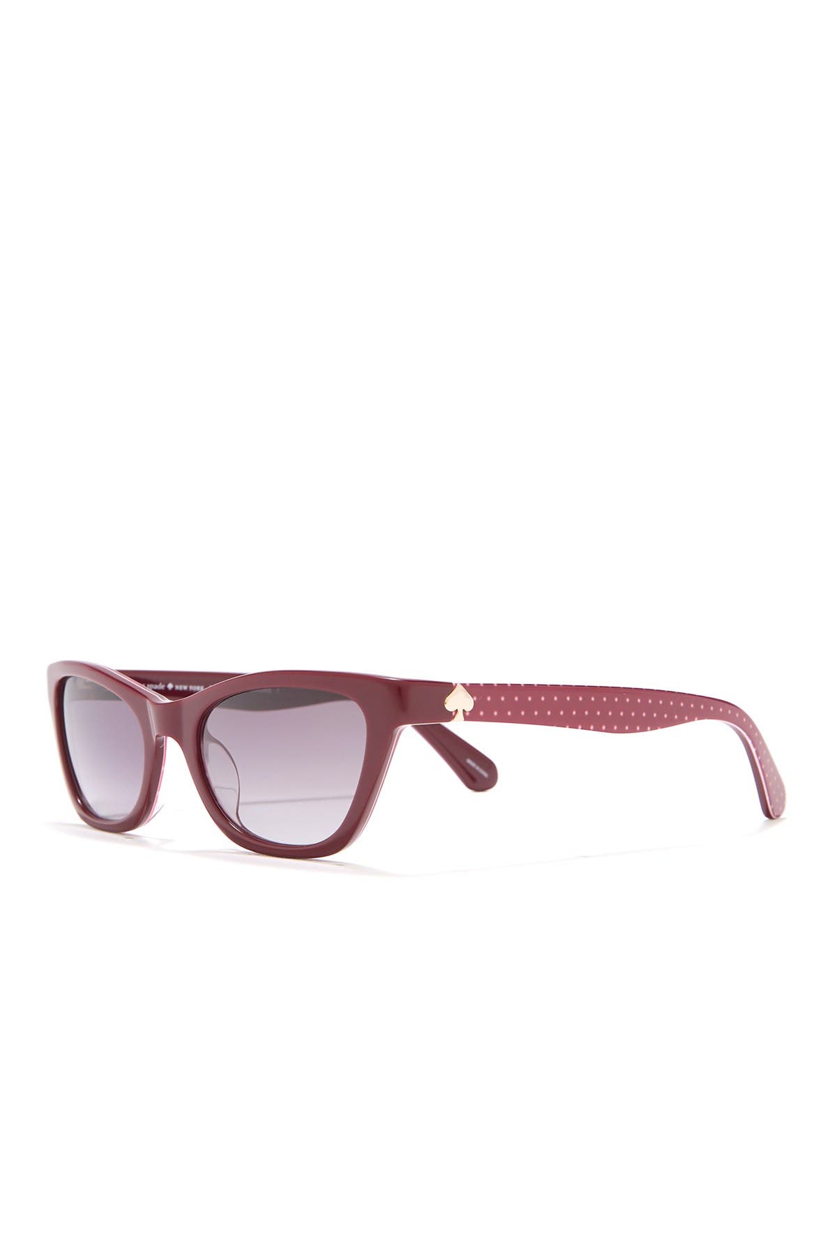 Kate Spade 51mm Cat Eye Sunglasses In Dark Red ModeSens