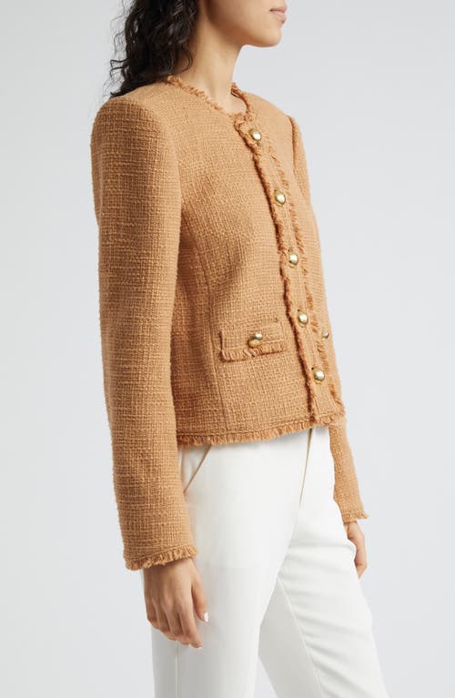Cinq À Sept Women's Christie Cotton Tweed Jacket In Sahara