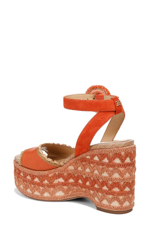 SAM EDELMAN SAM EDELMAN AMBER ESPADRILLE PLATFORM ANKLE STRAP SANDAL 