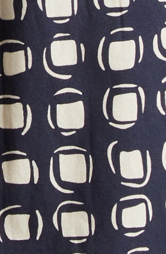 Shop Max Mara Temid Geometric Dot Print Sleeveless Dress In Ultramarine