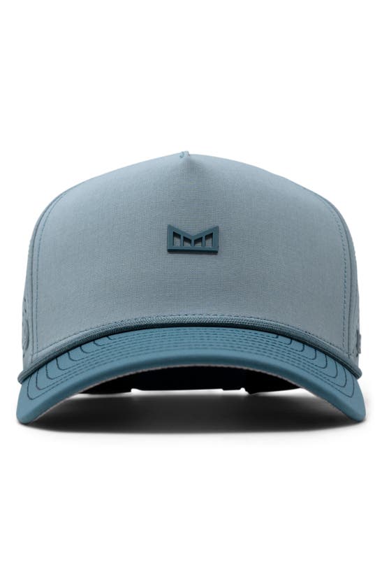 Shop Melin Odyssey Rope Bulls Icon Hydro Performance Snapback Hat<br> In Blue Haze/ Pool Blue