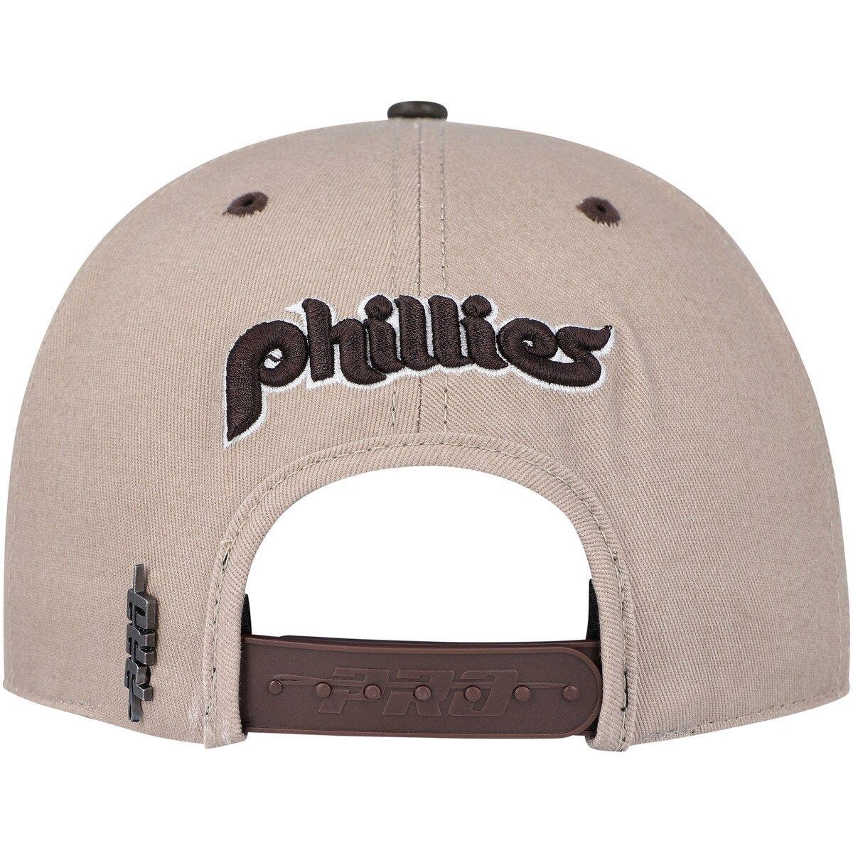 PRO STANDARD Men's Pro Standard White/Brown Philadelphia Phillies