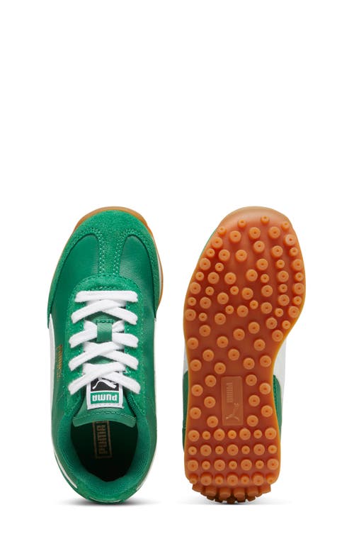 Puma Kids' Easy Rider Sneaker In Archive Green- White