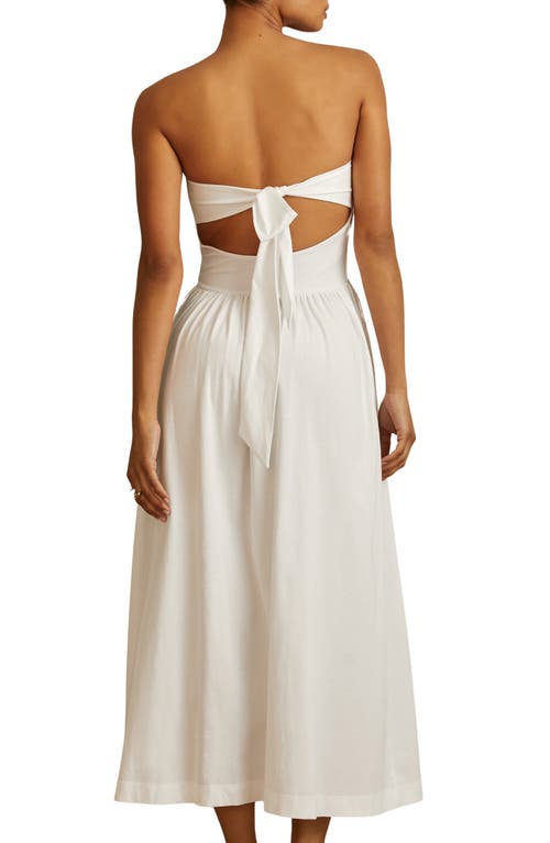 Shop Reiss Yara Cover-up Maxi Dress In White