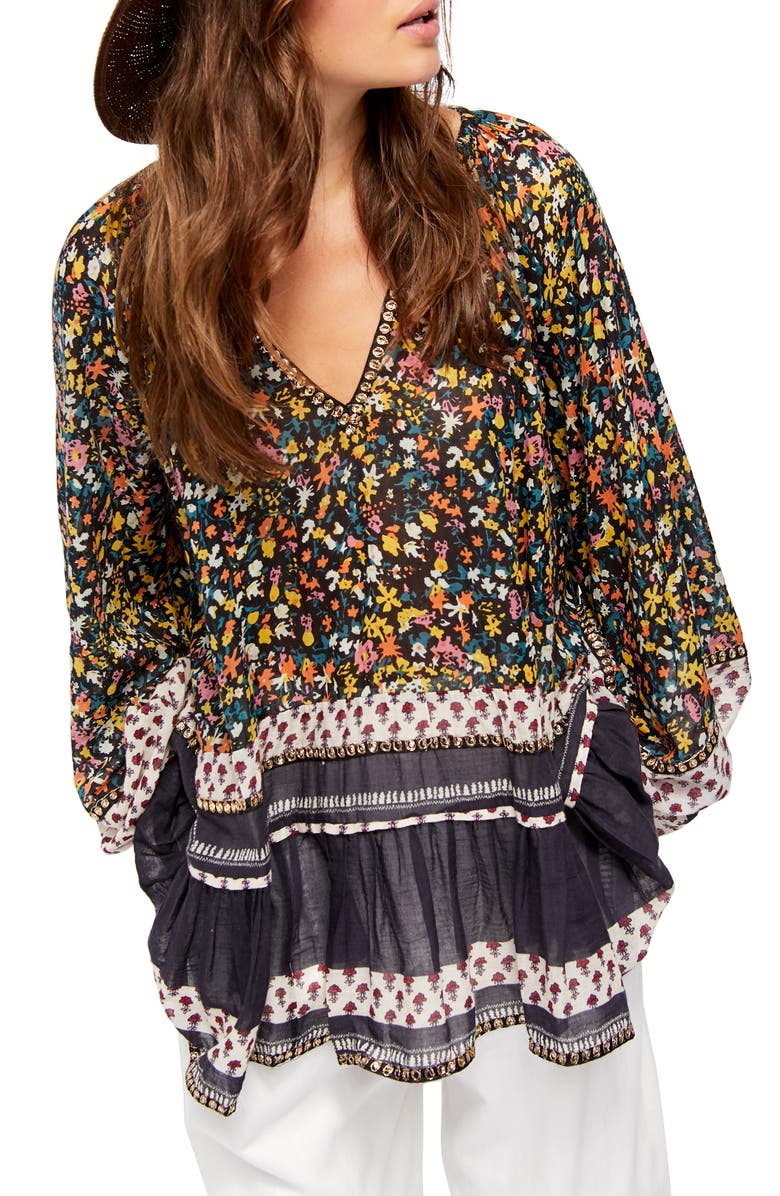 Free People Gardenia Floral Print Tunic | Nordstrom