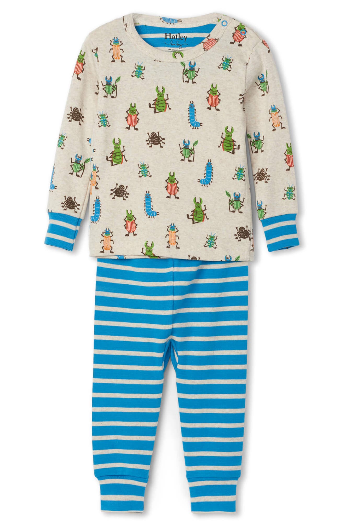 Snug Bugs Organic Cotton Fitted TwoPiece Pajamas Nordstrom