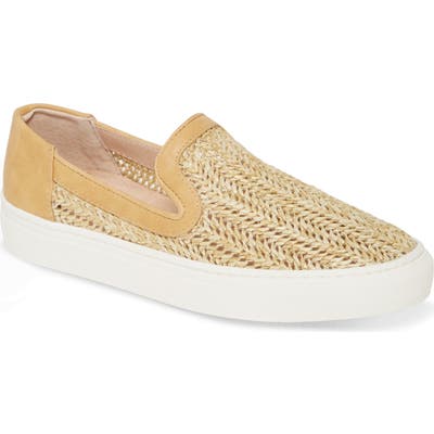 Steven New York Kicks Slip-On Sneaker, Beige