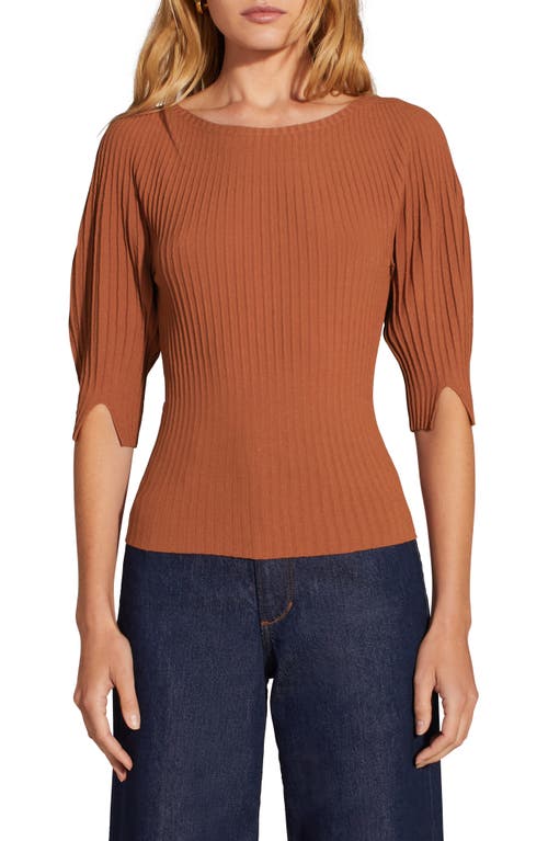 Favorite Daughter The Helen Rib Top in Toffee at Nordstrom, Size X-Large