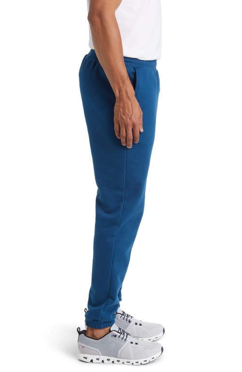 Beyond Yoga Fresh Cut Cotton Blend Sweatpants In Blue Gem