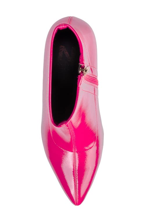 Ninety Union Greece Pointed Toe Bootie In Fuchsia