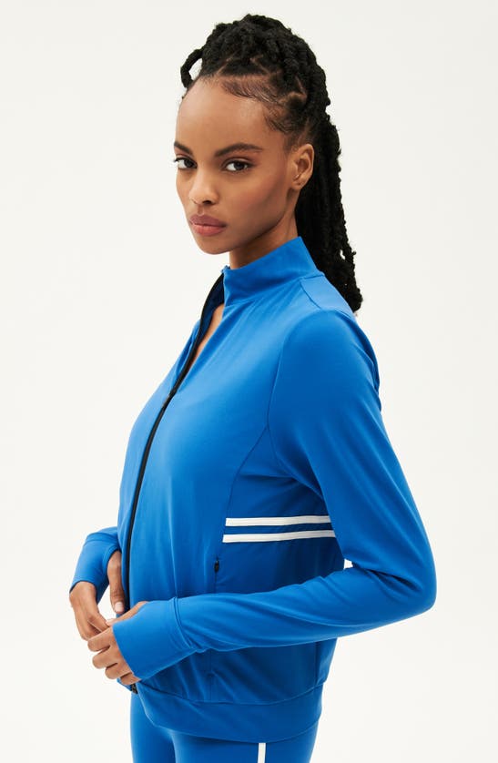 Shop Splits59 Rain Airweight Jacket In Classic Blue/white