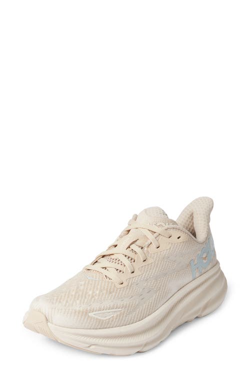 Hoka Clifton 9 Running Shoe In Shifting Sand/eggnog