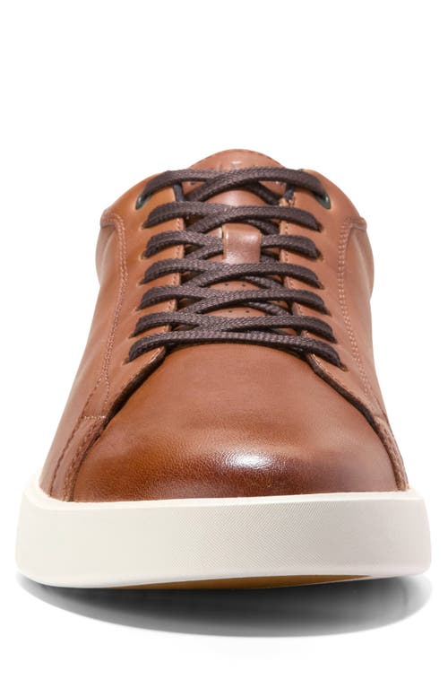 Cole Haan Grand Crosscourt Daily Sneaker In British Tan/dark Chocolate