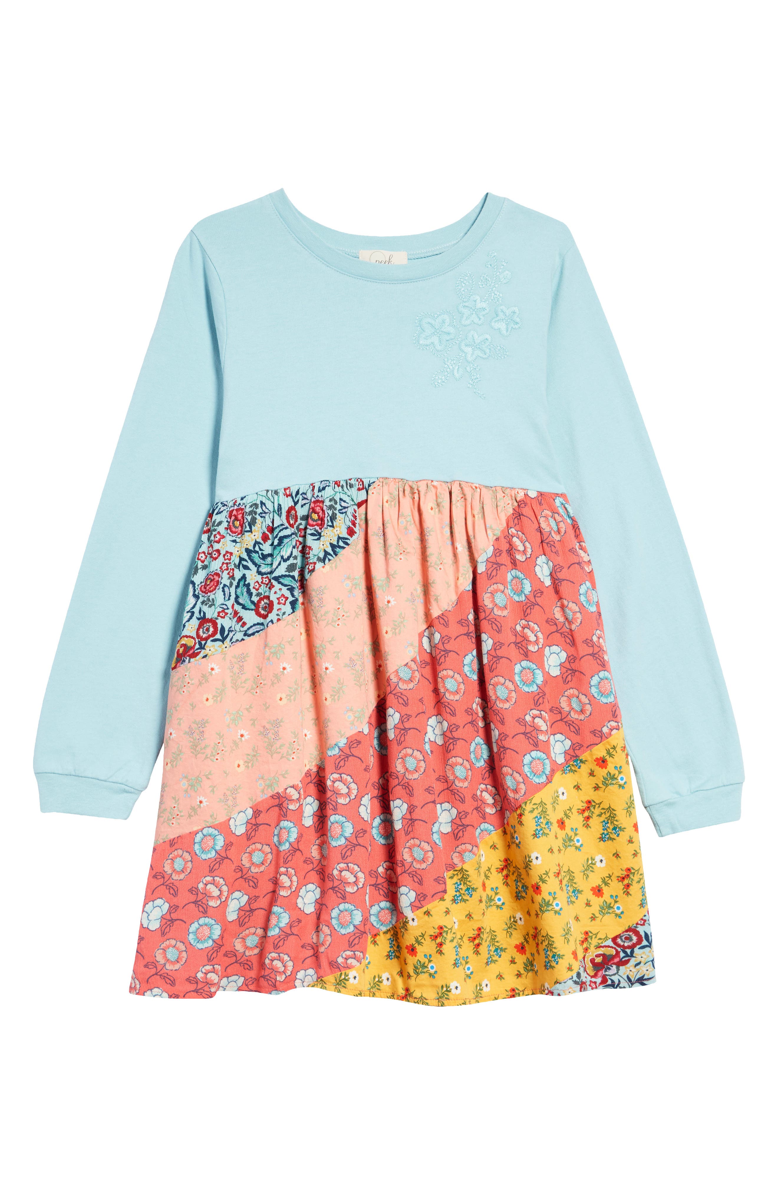 Nordstrom Clothing Dresses Knitted Dresses Kids Mixed Print Knit Dress in Multi at Nordstrom 