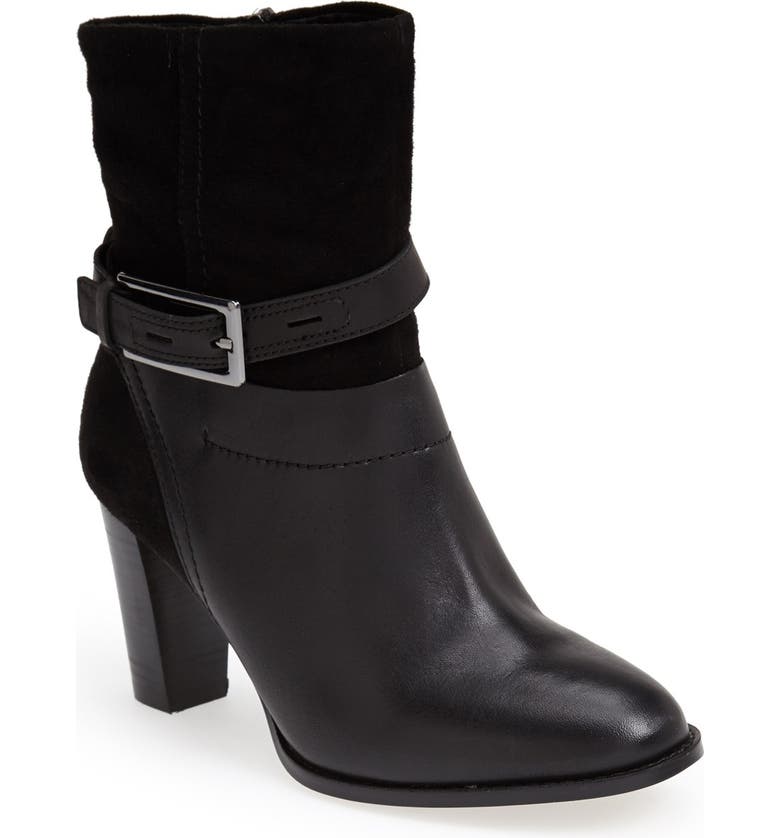 Clarks® 'Kacia Garnet' Suede & Leather Bootie (Women) | Nordstrom