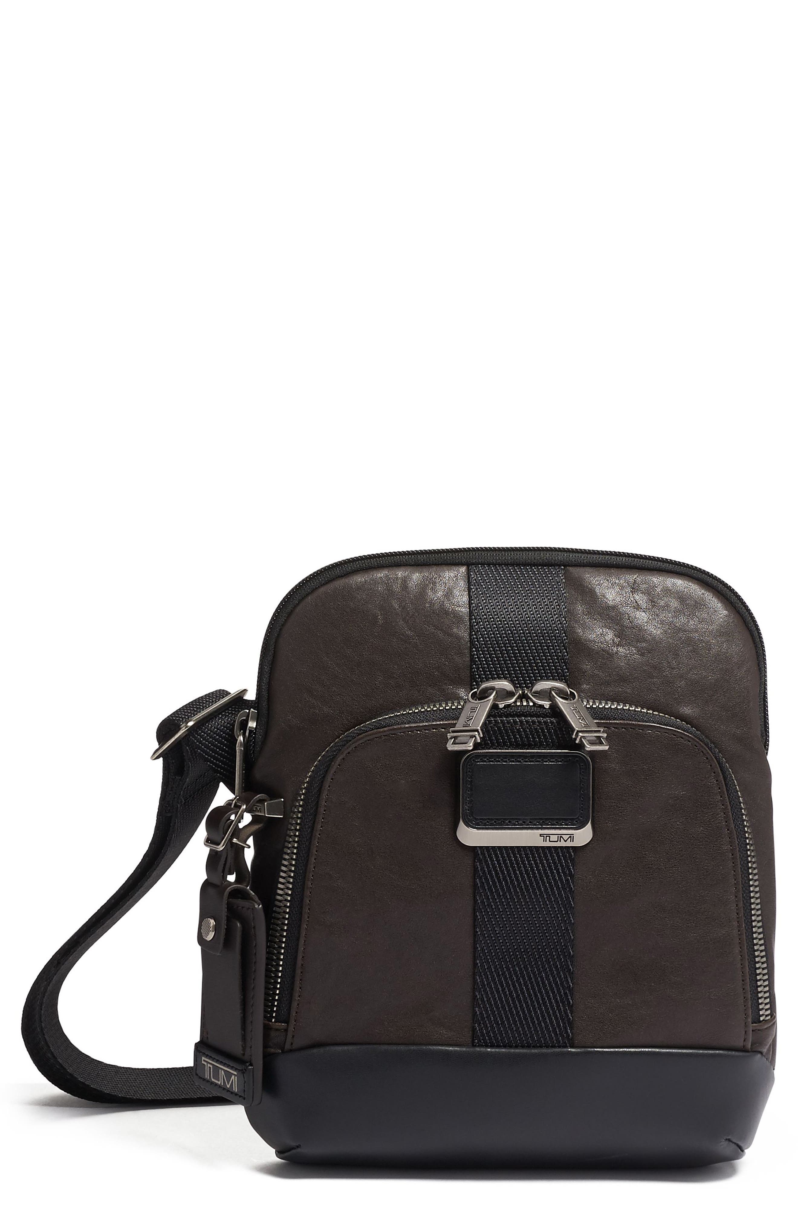 UPC 742315552217 product image for Men's Tumi Alpha Bravo Barksdale Crossbody Bag - Brown | upcitemdb.com