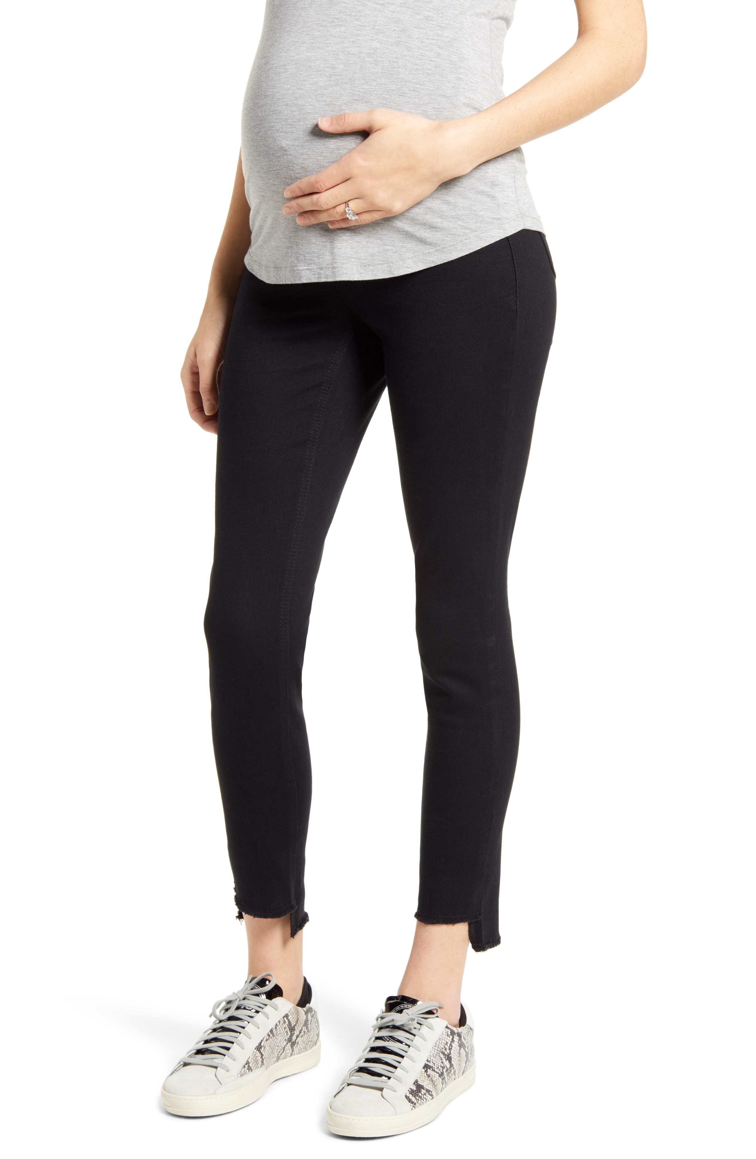 black skinny maternity jeans