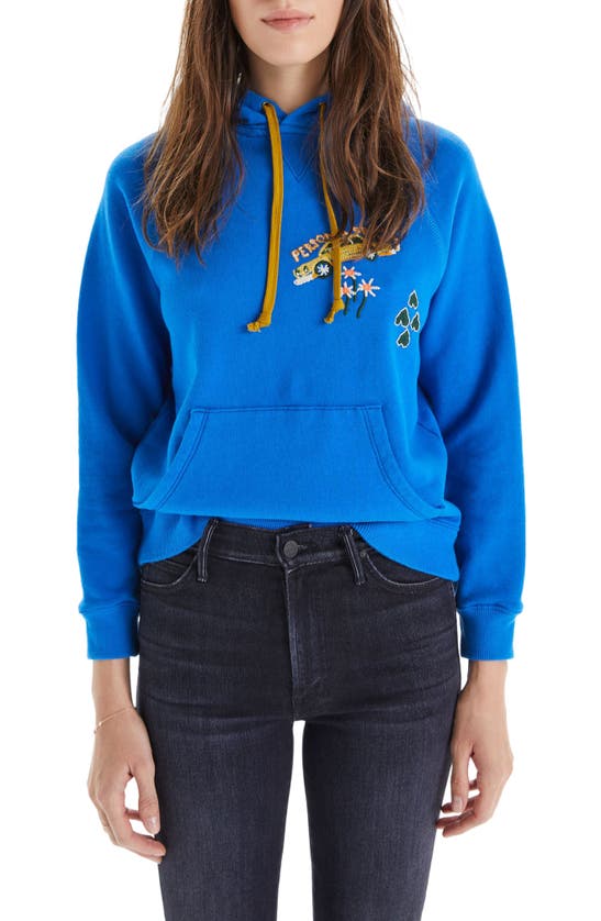 Mother Denim The Square Hoodie In Adventure Rising In Adventure Rising
