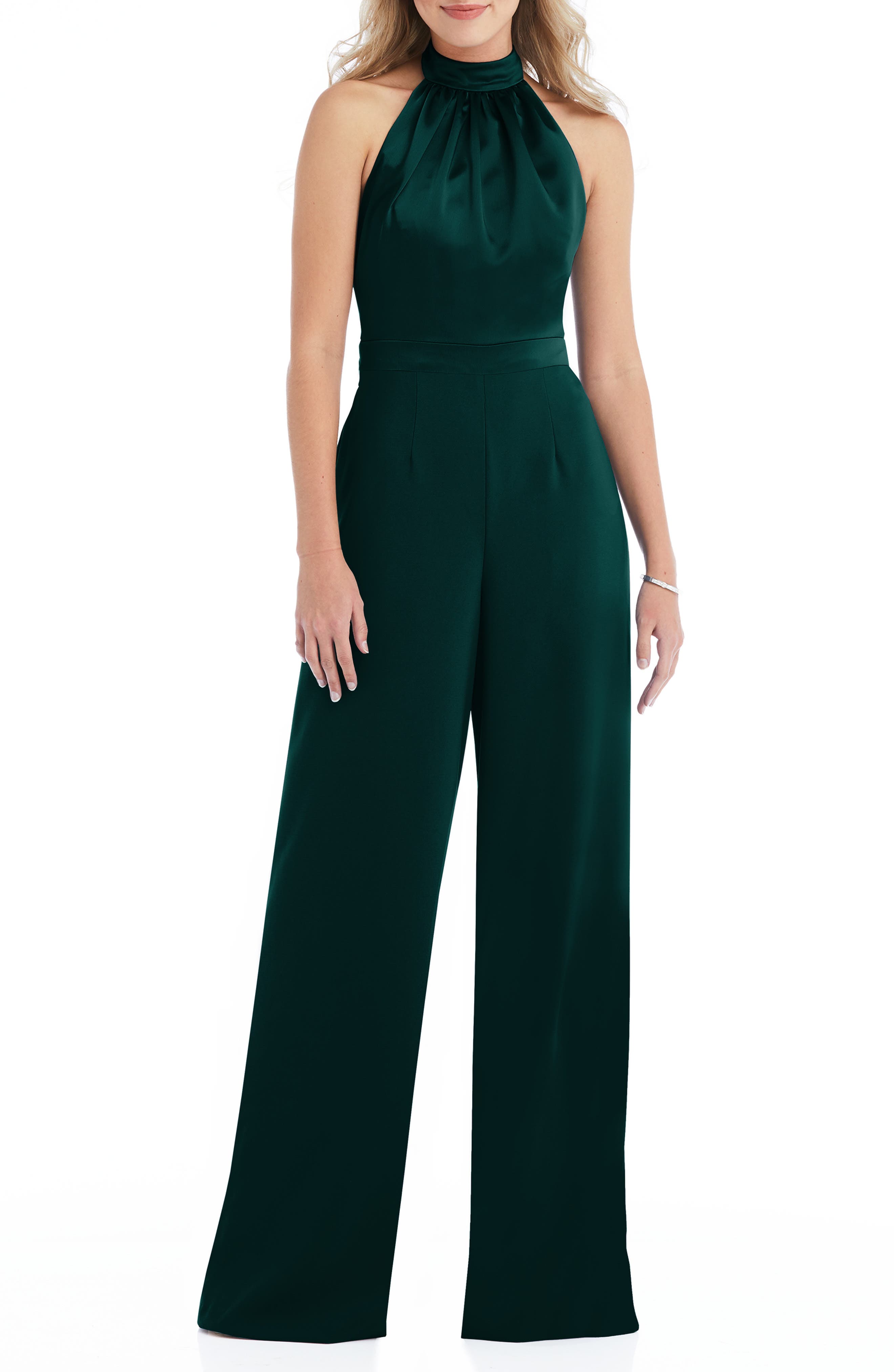 green velvet jumpsuit nordstrom