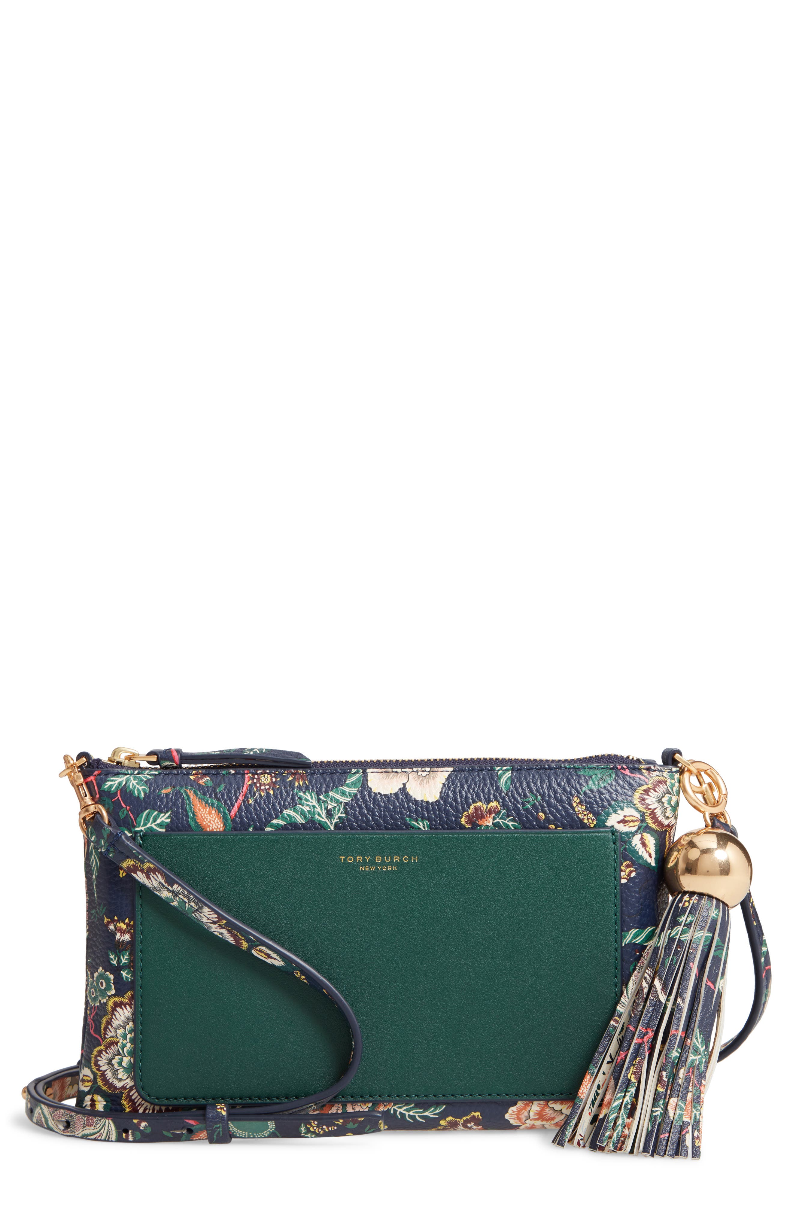 tory burch floral crossbody