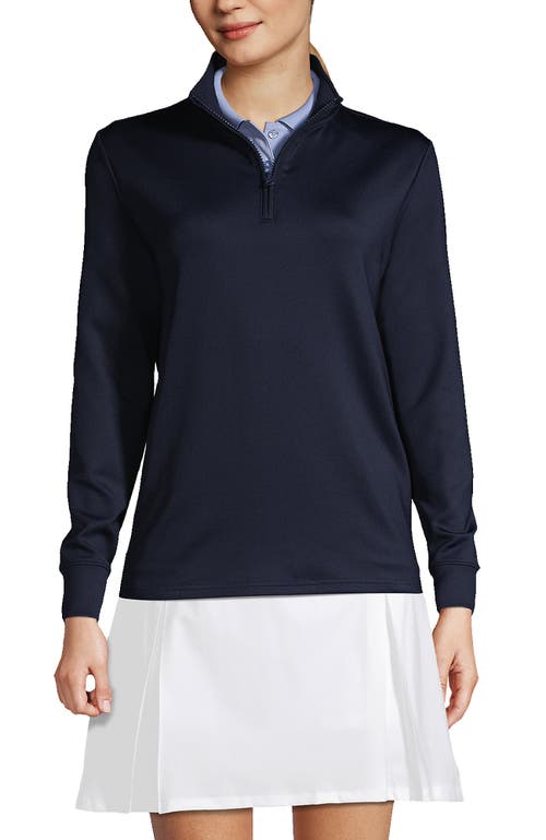 LANDS' END LANDS' END SCHOOL UNIFORM QUARTER ZIP PULLOVER