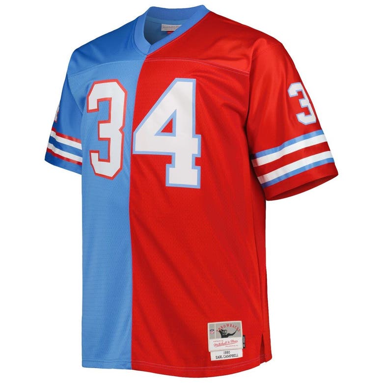 Earl Campbell Houston Oilers Signed Mitchell & Ness Jersey w/H of