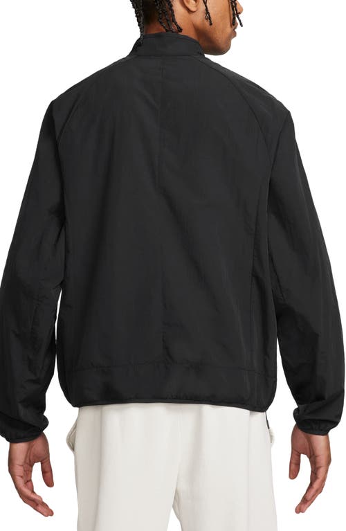 Shop Nike Tech Woven Jacket In Black/black