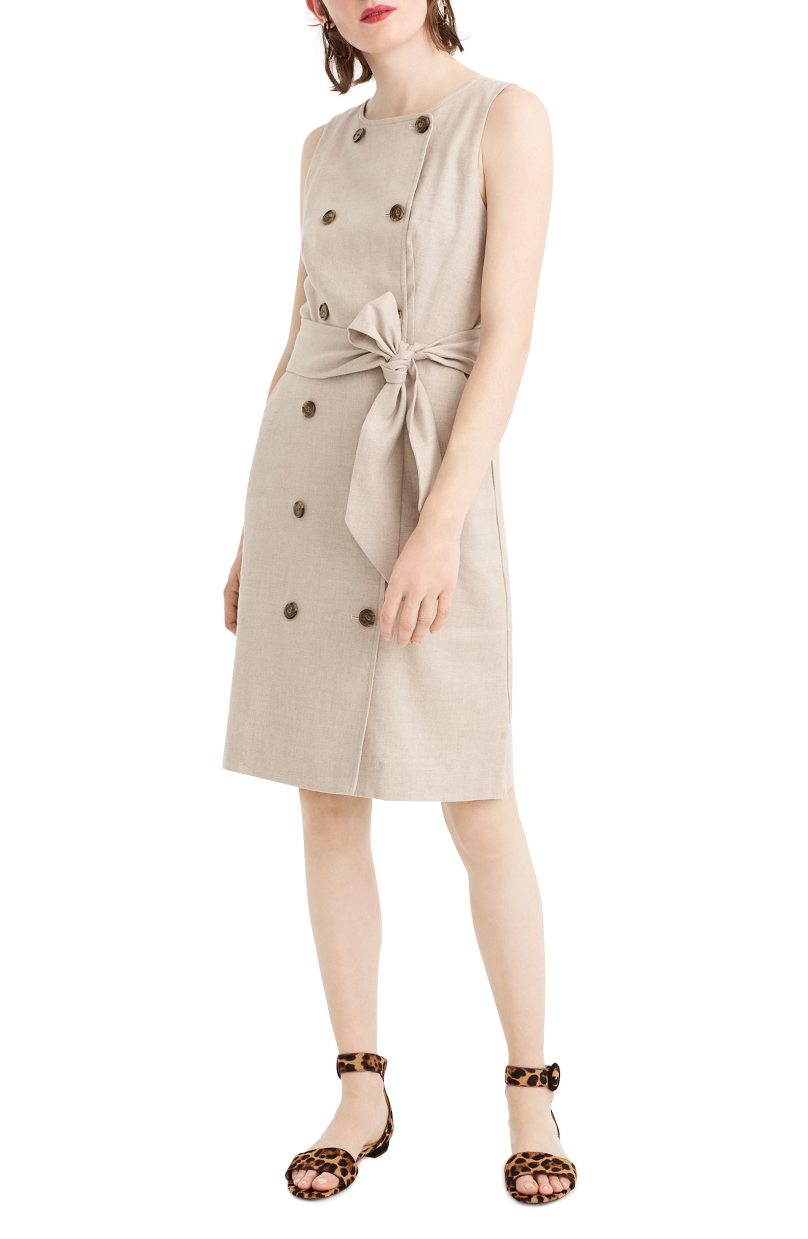 double breasted sheath dress