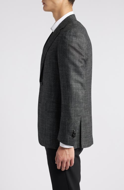 Shop Canali Venezia 90th Anniversary Slub Wool Blend Sport Coat In Charcoal