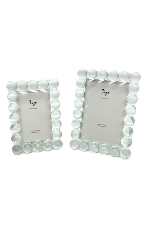 Tizo Bubble Convertible Easel Picture Frame In Clear