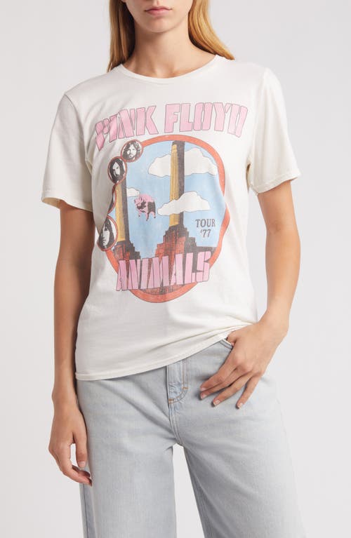Philcos Pink Floyd Animals Oversize Cotton Graphic T-shirt In White
