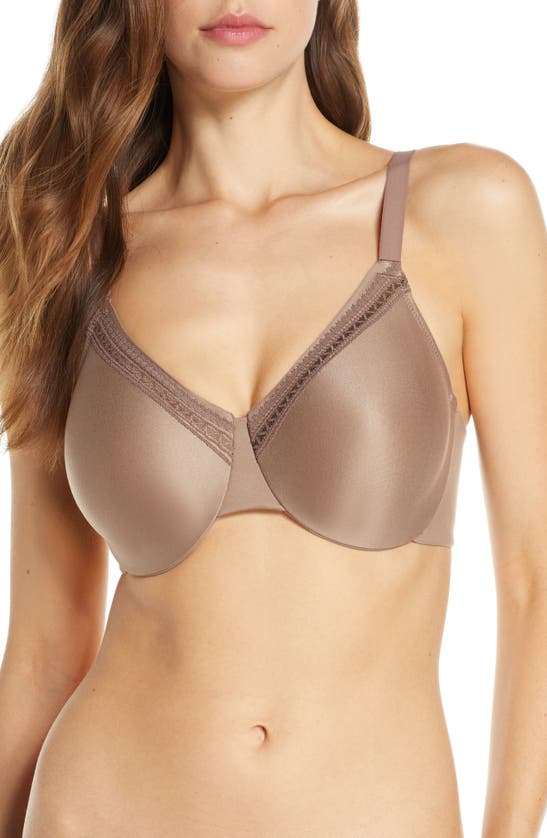 Wacoal Perfect Primer Full Coverage Underwire Bra In Deep Taupe