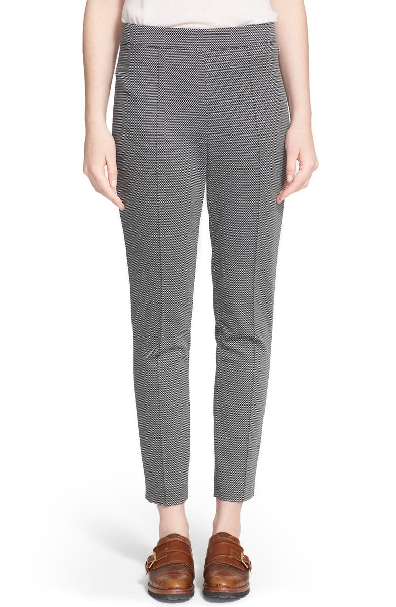 Max Mara 'Avana' Check Pattern Jersey Pants | Nordstrom
