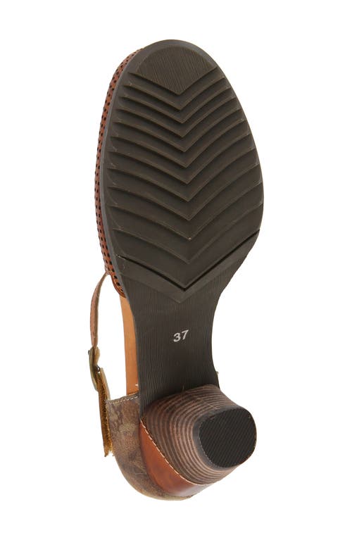 L'artiste By Spring Step L'artiste Parchelle Pump In Camel Leather