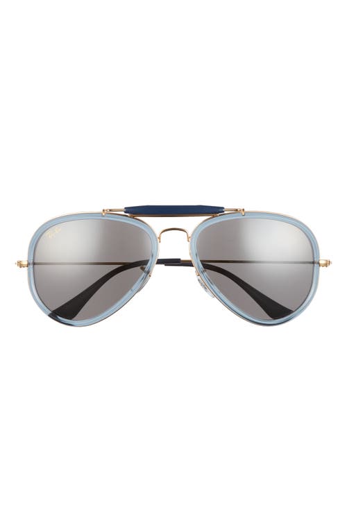 Ray-Ban 58mm Pilot Sunglasses in Legend Gold /Grey at Nordstrom