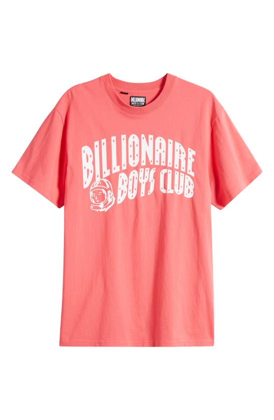 Shop Billionaire Boys Club Arch Logo Cotton Graphic T-shirt In Rouge Red