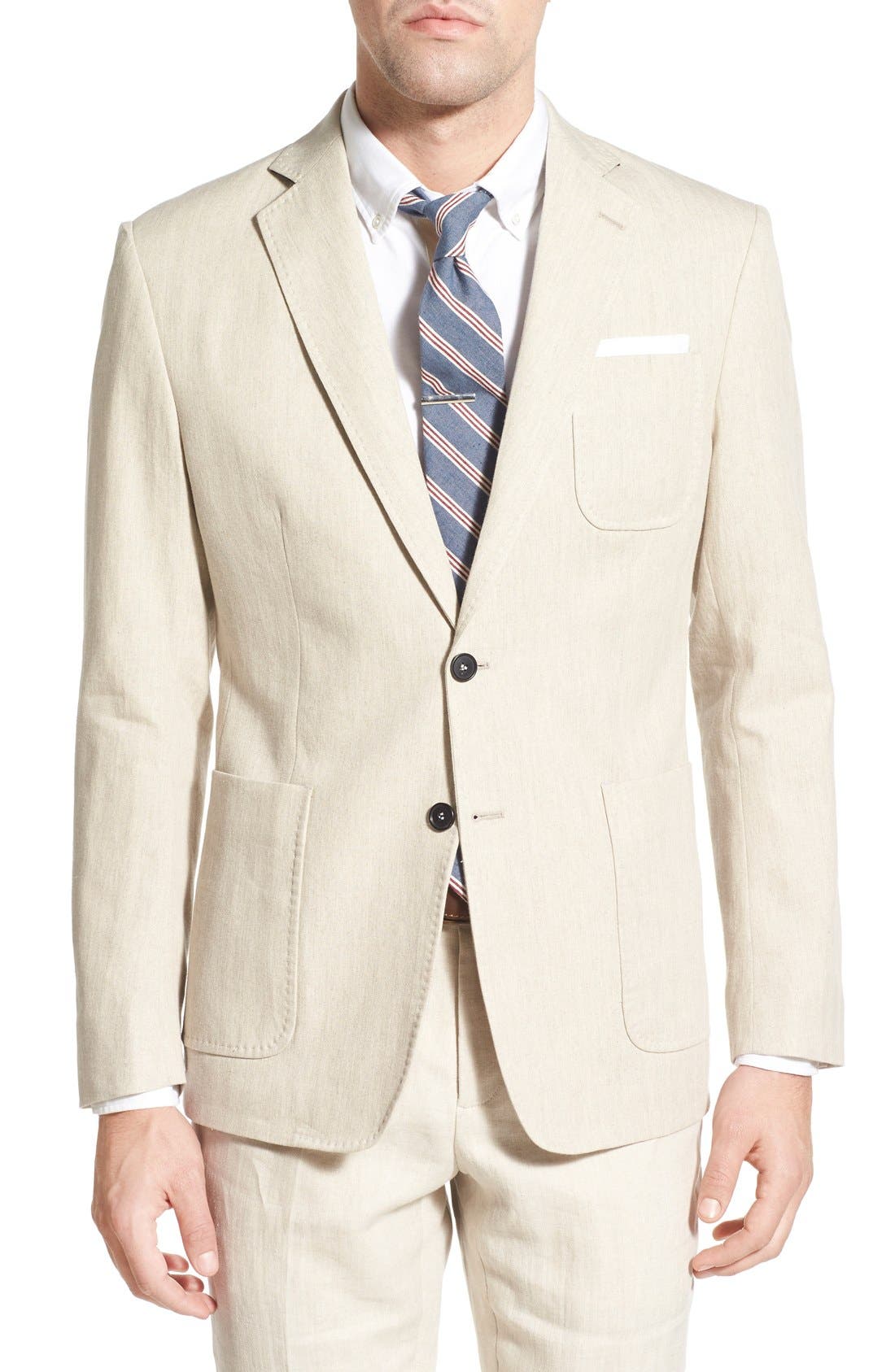 Billy Reid rustin Standard Fit Linen Cotton Sport Coat In