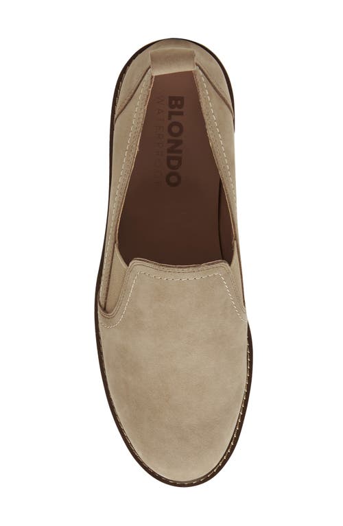 Shop Blondo Phoebe Waterproof Slip-on In Sand Nubuck