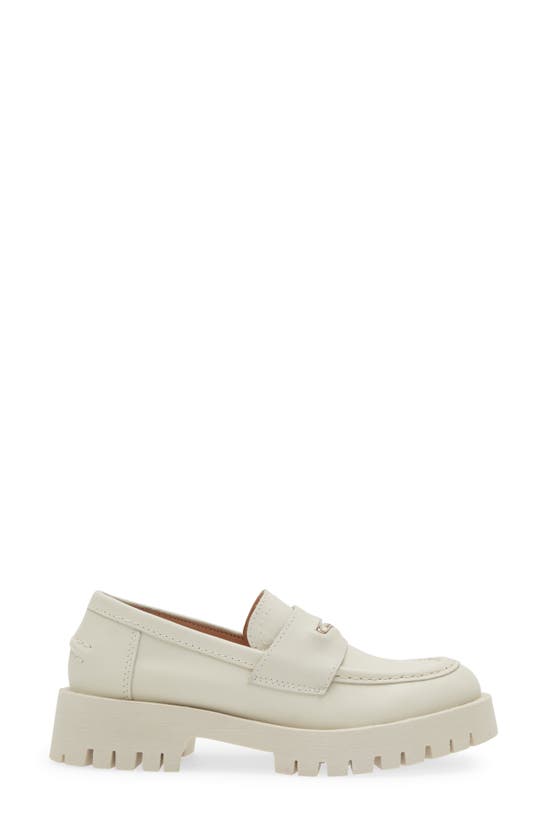 Steve Madden Lawrence Loafer In Bone Leather | ModeSens