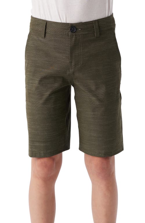 O'Neill Kids' Reserve Hyperfreak Hybrid Shorts in Army