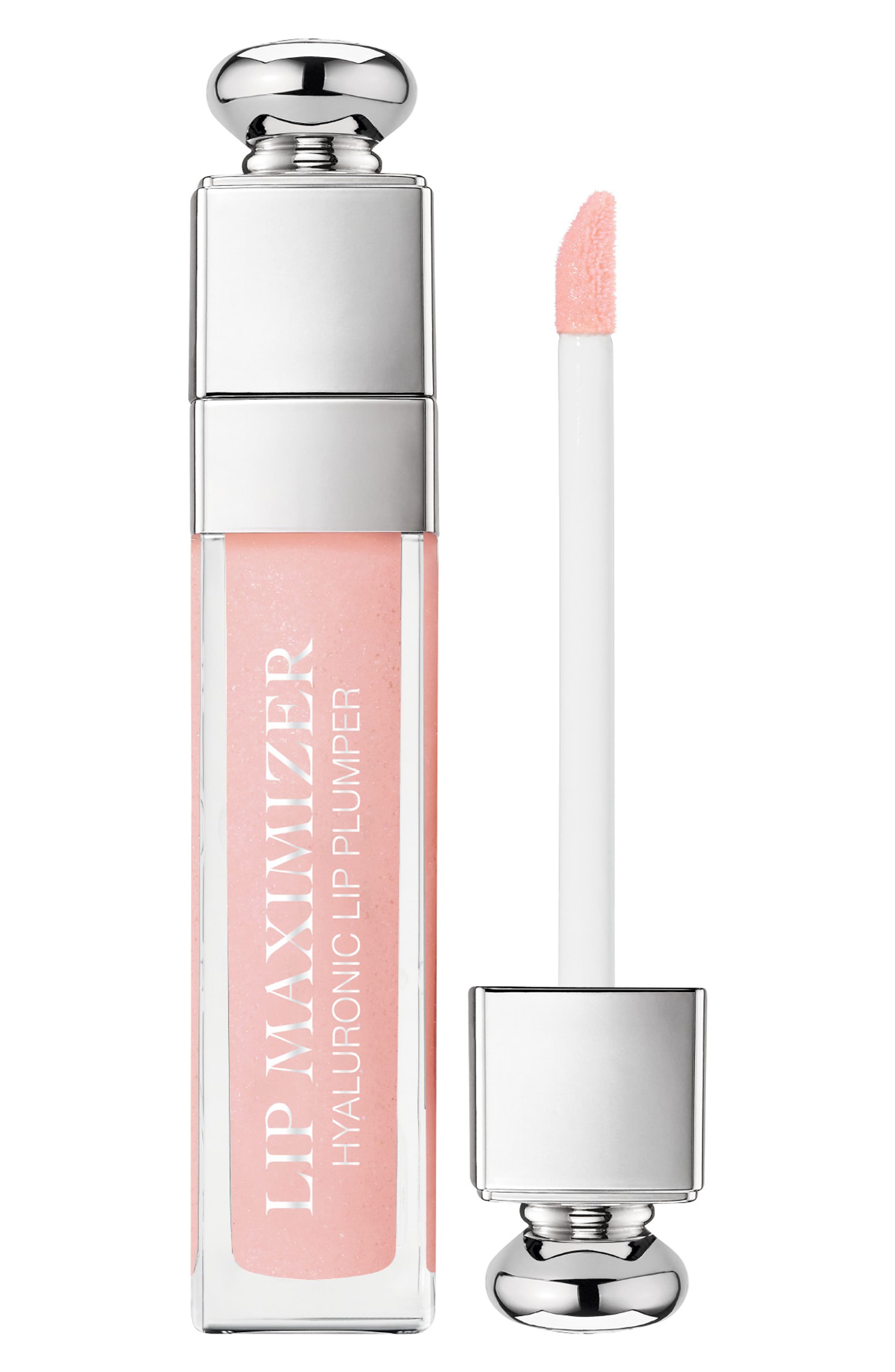 Dior Addict Lip Maximizer Plumping Lip Gloss in 001 Pink/Glow