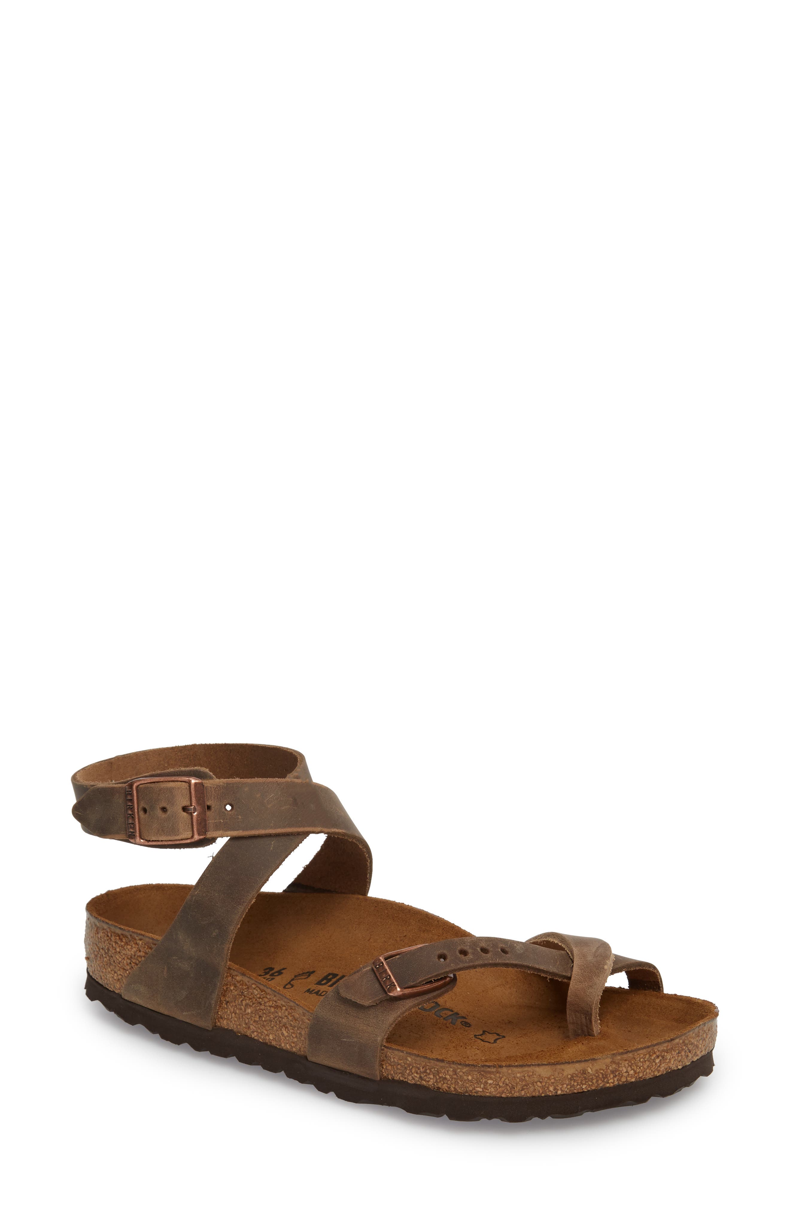 birkenstocks that wrap around ankle