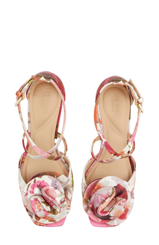 Shop Ted Baker Maddy Rose Platform Sandal In Bright Multi